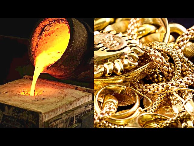 Making custom gold jewelry 