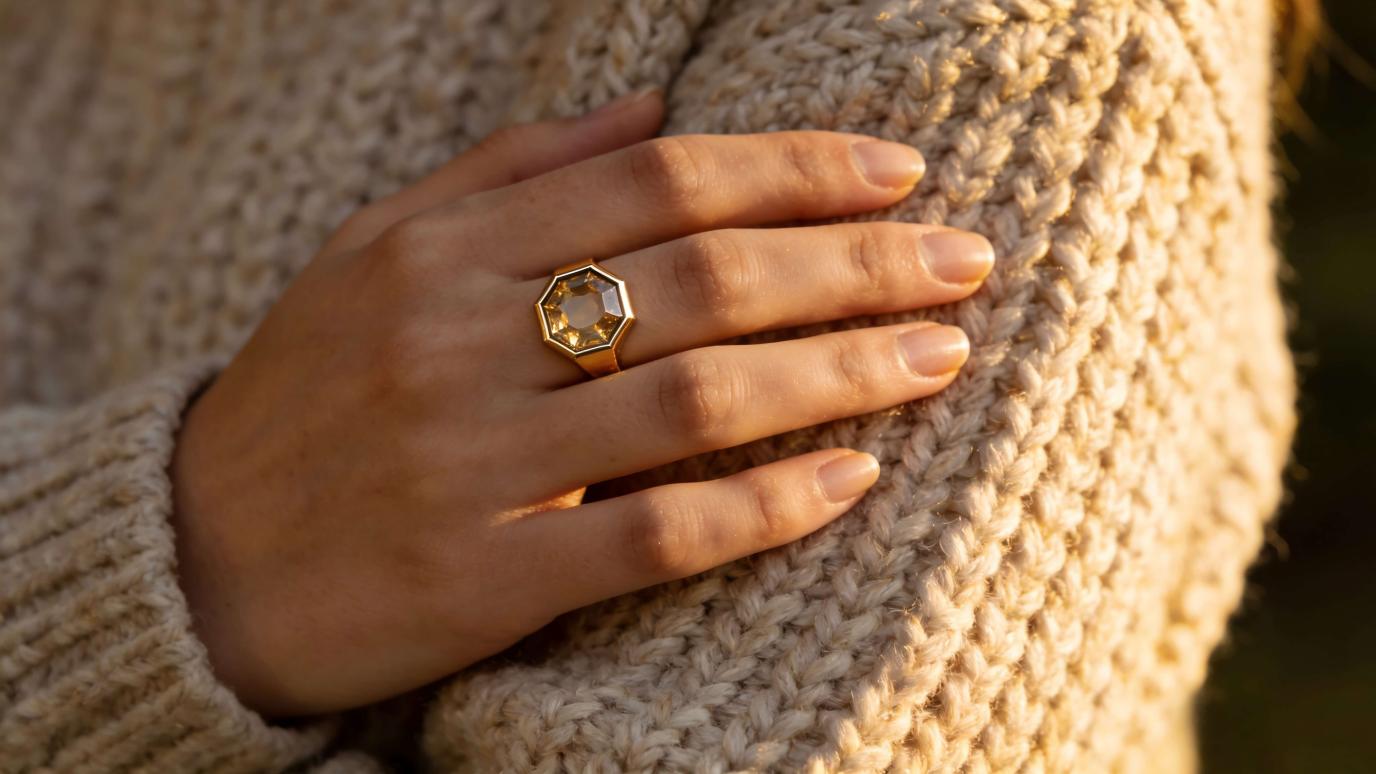 unique custom gold ring lifestyle